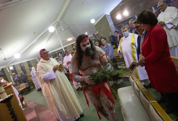 Bishop Brian Mascord ordains a new Deacon 1